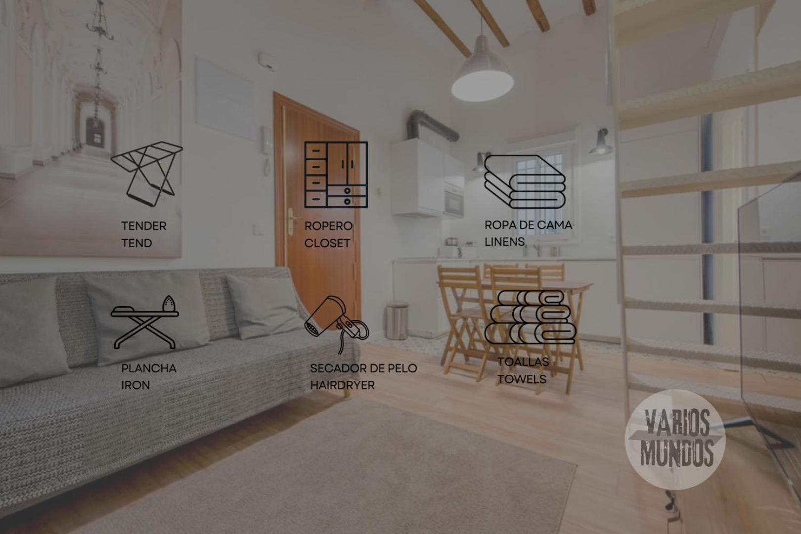 Cozy Loft En Chamberi Calle Ponzano Leilighet Madrid Eksteriør bilde